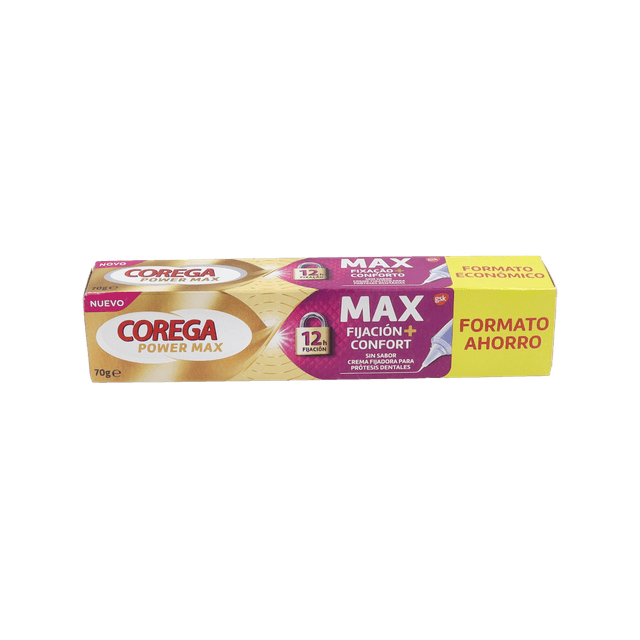 Corega Máxima Fijación + Confort 70g