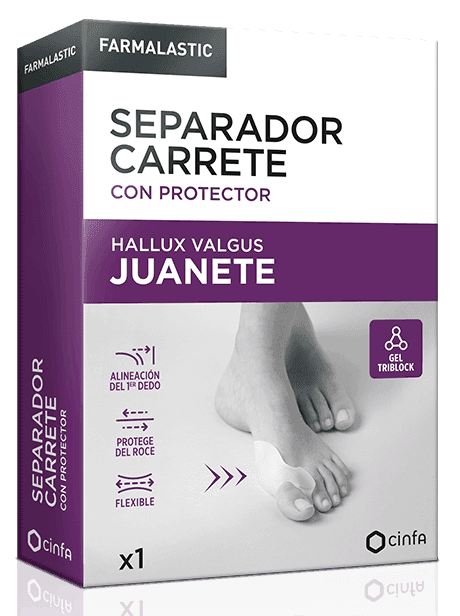 Farmalastic Separador carrete con protector 1 unidad