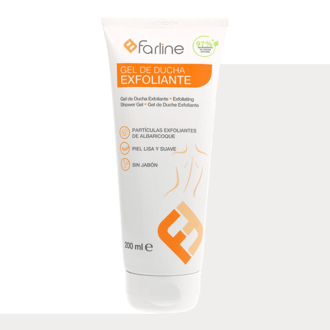 Farline Gel de Ducha Exfoliante Cara y Cuerpo 200ml