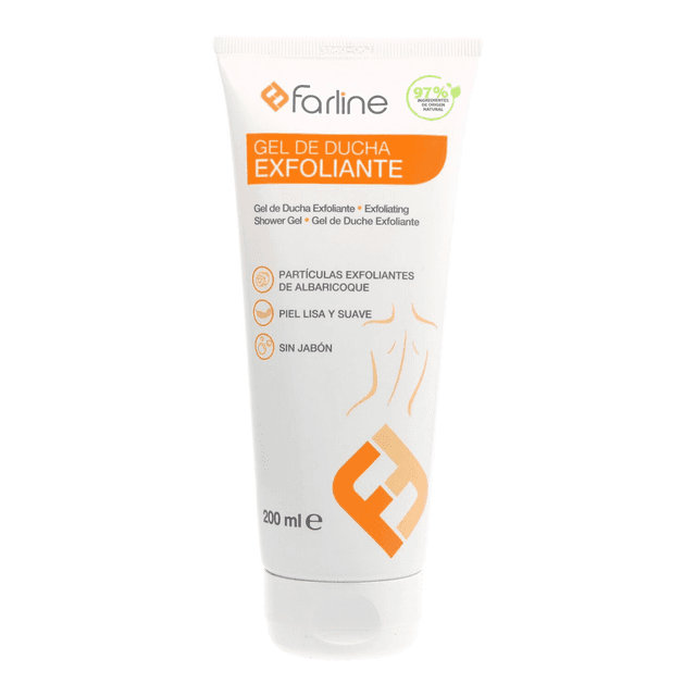 Farline Gel de Ducha Exfoliante Cara y Cuerpo 200ml