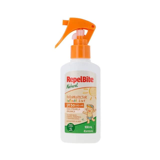 RepelBite Natural Fotoprotector Infantil 2 en 1 SPF 50 100ml