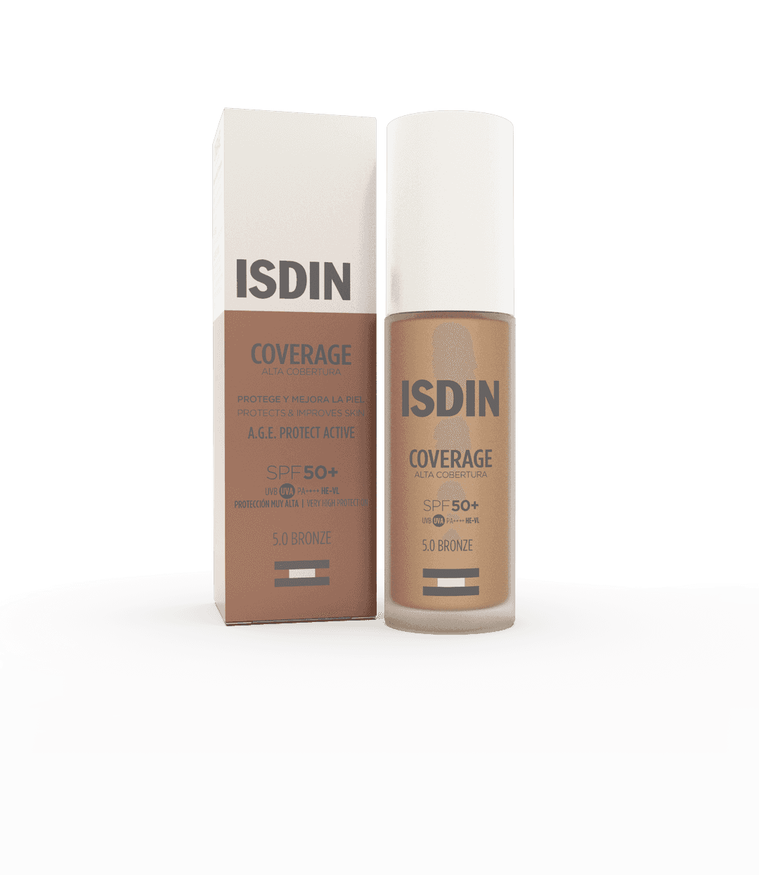 Isdin Coverage 1 Envase 30 g Color 5.0 Bronze