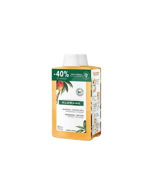 Klorane Champu Mango 2x400ml