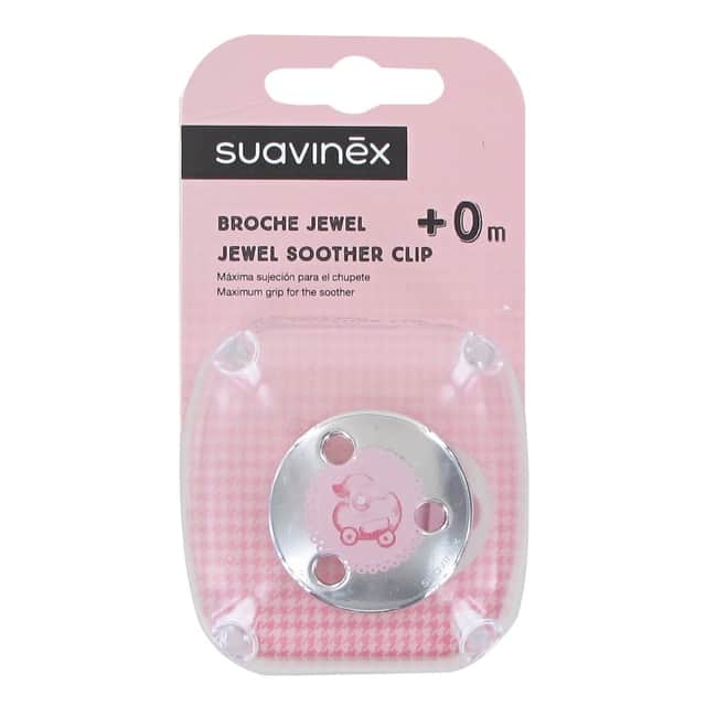 Suavinex Broche Jewel Rosa +0 Meses