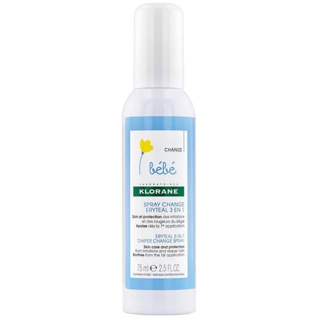 Klorane Bebé Eryteal 3 en 1 Spray para el Cambio de Pañal 75ml