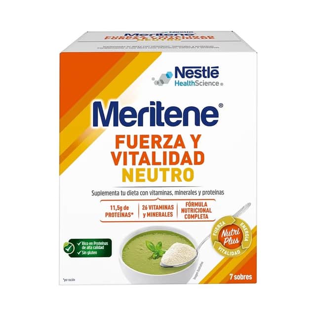 Meritene Fuerza y Vitalidad Neutro 7 sobres de 30g