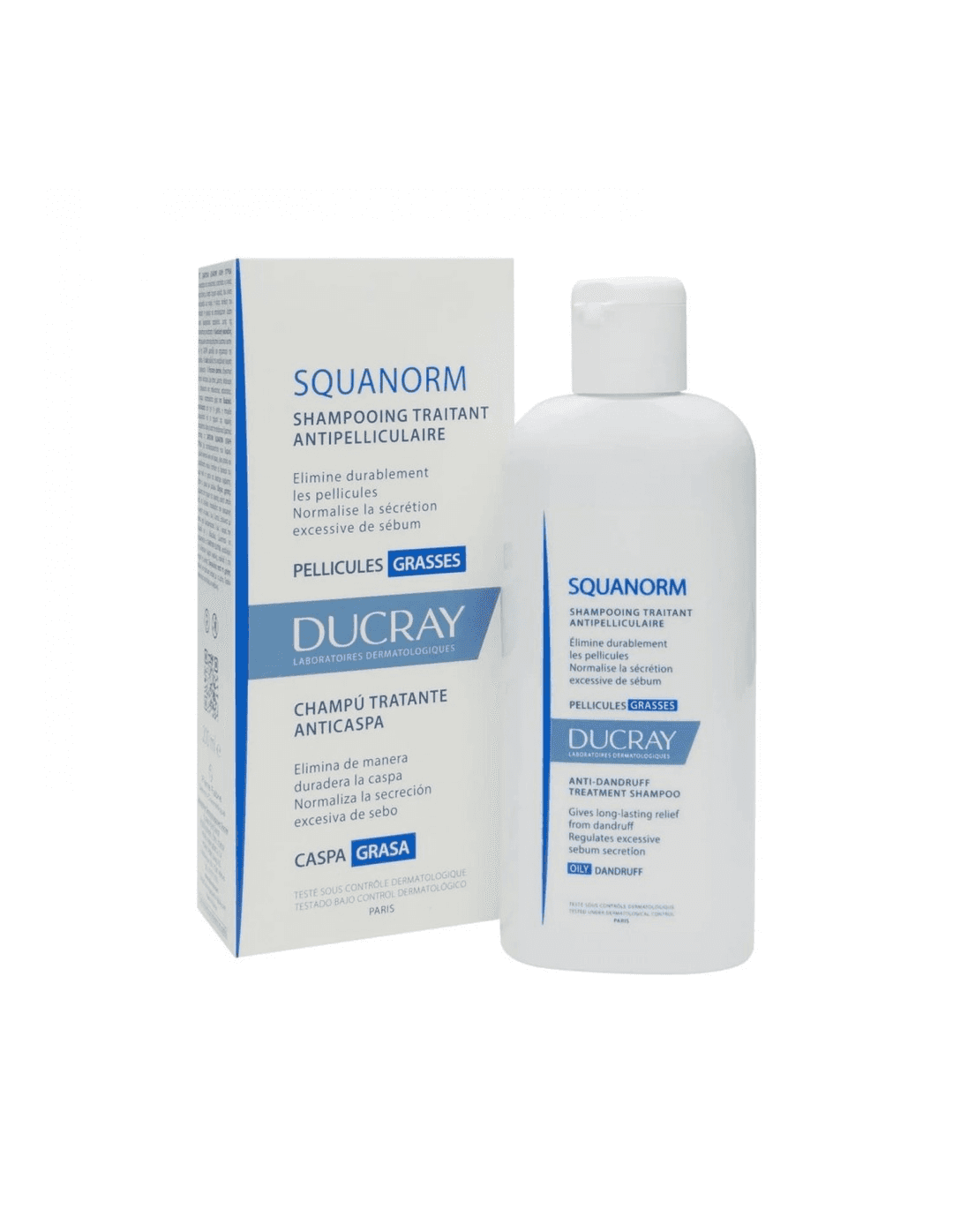 Ducray Squanorm Champú Anticaspa Grasa 200ml