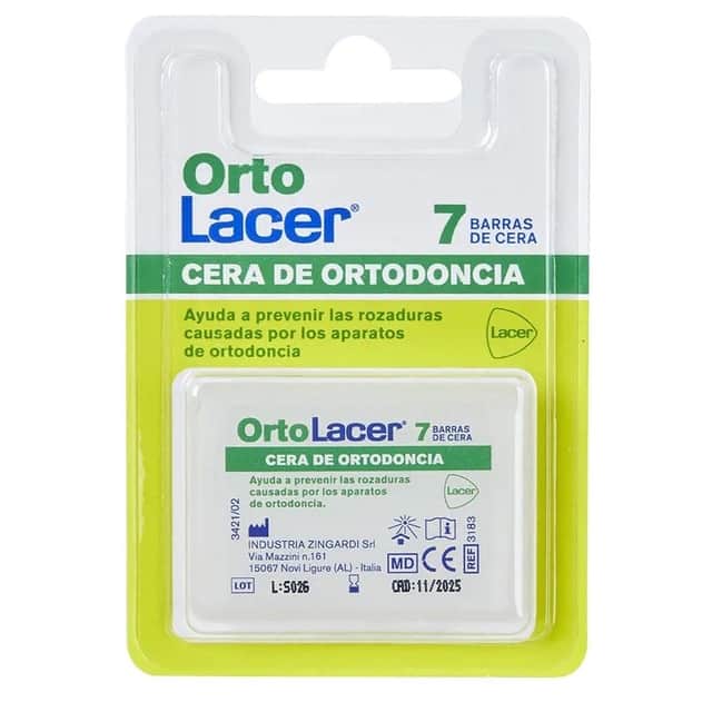 OrtoLacer Cera Protectora 7 unidades