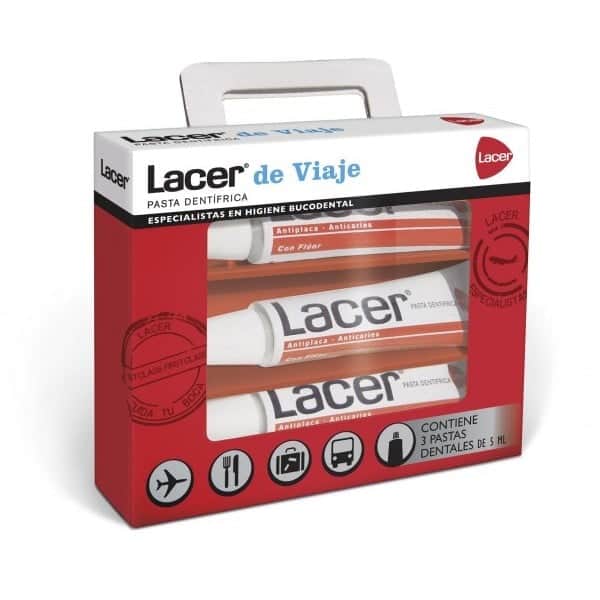 Lacer Pack Viaje Pasta Dental 3x5ml