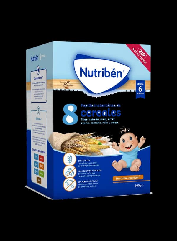 Nutriben 8 Cereales Nutritiva y Deliciosa 600g