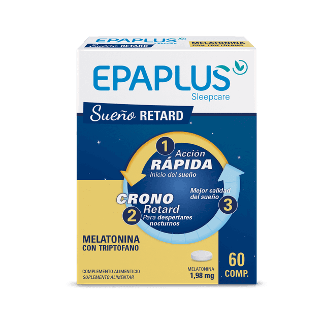 Epaplus Sleepcare Melatonina Retard 60 Comprimidos