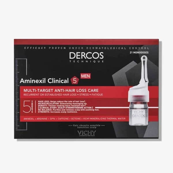 Vichy Dercos Aminexil Clinical 5 Hombre 21 ampollas