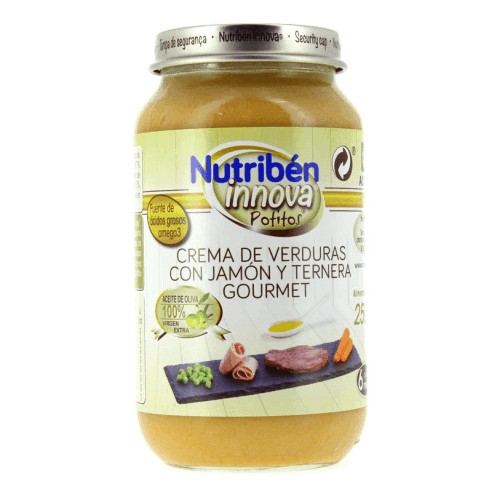 Nutriben Innova Potito Crema de Verduras con Jamón y Ternera Gourmet 250g