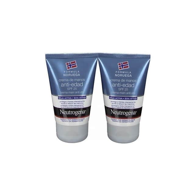 Neutrogena Crema Manos Antiedad SPF25 2x50ml