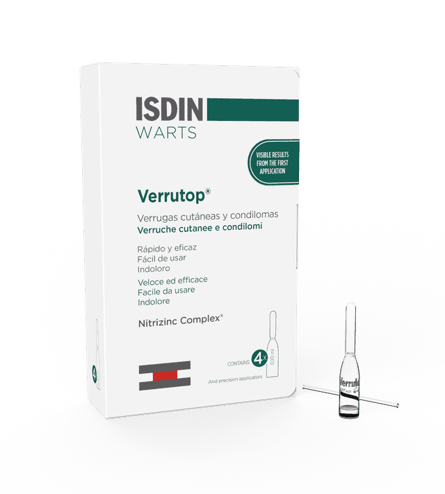 Isdin Verrutop 4 ampollas 0,10 ml