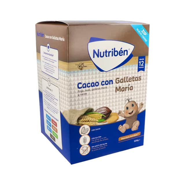 Nutriben Cacao con Galletas María 500g