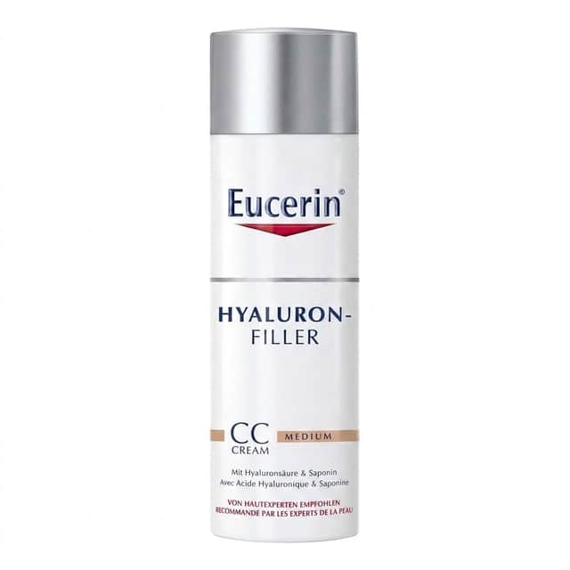 Eucerin Hyaluron-Filler Crema CC FPS 15 con color tono medio 50ml