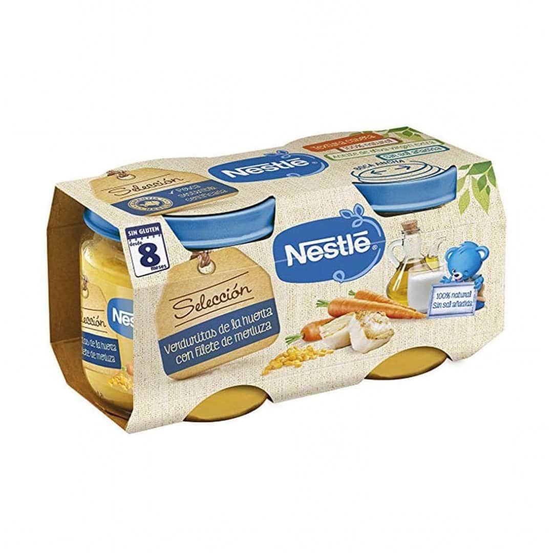 Nestlé Naturnes Verduras con Merluza 2x200g