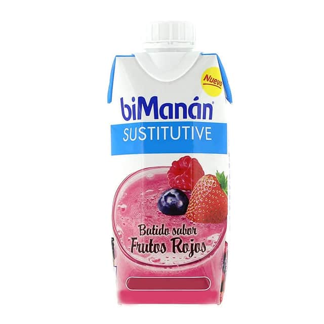 biManán Sustitutive Batido Frutos Rojos 330ml