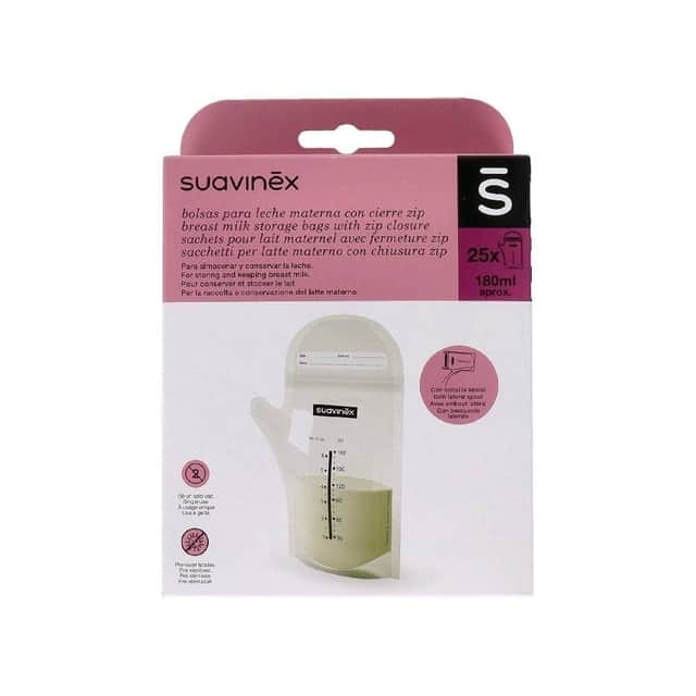 Suavinex Bolsas Leche Materna 25 Unidades 180ml