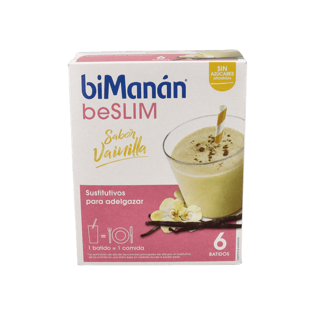 biManán BeSlim Batido Vainilla 6 sobres