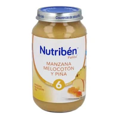 Nutribén Potito Manzana, Melocoton y Piña 250g