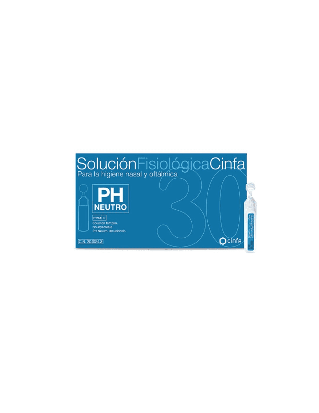 Cinfa Solución Fisiológica 30 monodosis 5ml