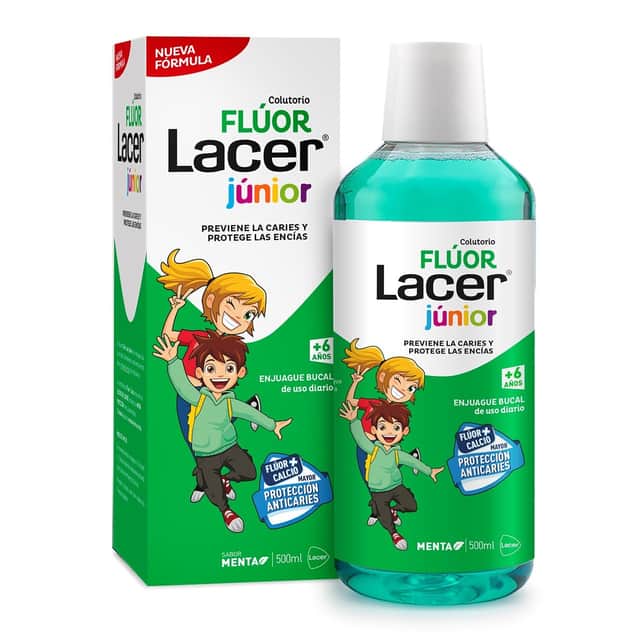 Lacer Junior Enjuague Bucal Menta 500ml