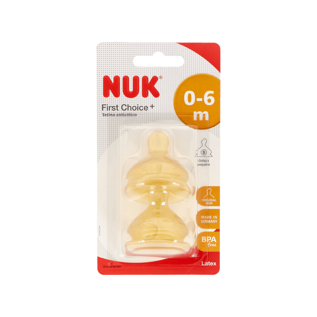Nuk First Choice Tetina Latex Talla 1 S 2 unidades