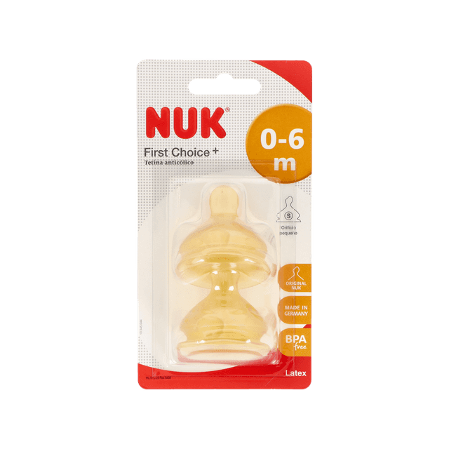 Nuk First Choice Tetina Latex Talla 1 S 2 unidades