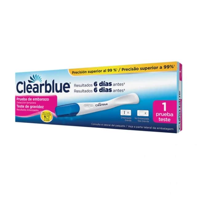 Clearblue Test de Embarazo Detección Temprana 1 unidad