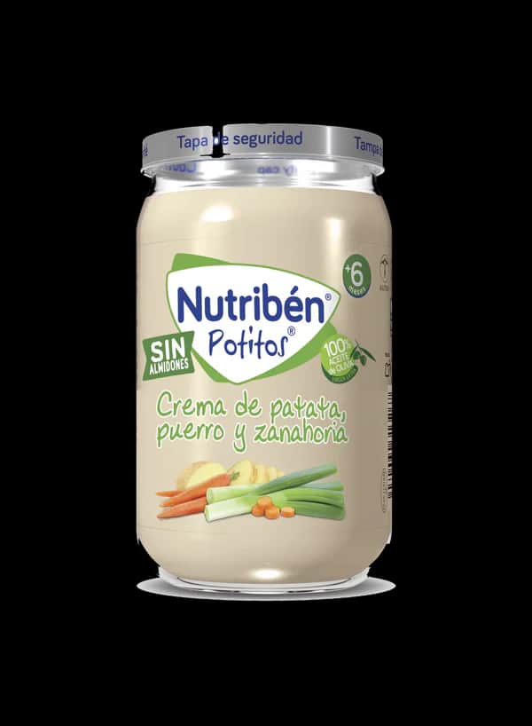 Nutribén Potito Crema de Patatas, Puerro y Zanahoria