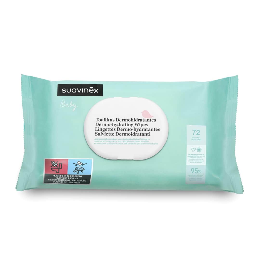 Suavinex Toallitas Dermohidratantes 72 Unidades