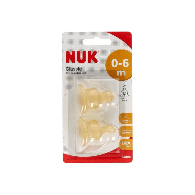 Nuk Tetina Leche Talla M 2 unidades