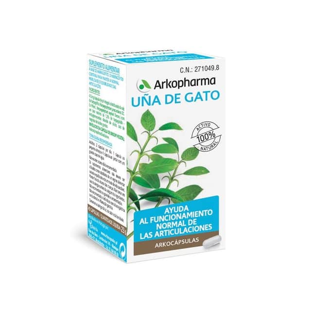Arkopharma Arkocapsulas Uña de gato antiinflamatorio natural 50 capsulas