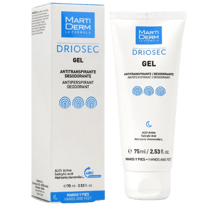 Martiderm Driosec Gel Manos/Pies | Hiperhidrosis