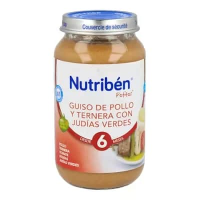 Nutriben Potito Guiso de Pollo y Ternera con Judías Verdes