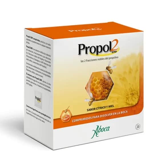 Aboca Propol2 EMF 30 tabletas sabor cítrico y miel