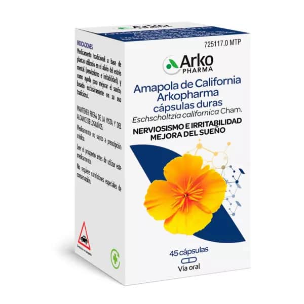 Arkopharma Amapola de California 300mg 45 cápsulas