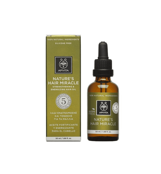 Apivita Aceite Fortificante Y Energizante Para El Cabello 50ml