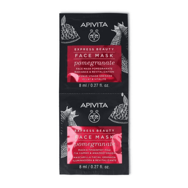 Apivita Express Beauty Mascarilla Facial de Granada 2x8ml