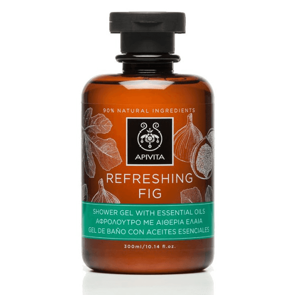 Apivita Gel De Ducha Refreshing Fig Con Aceites Esenciales 300ml