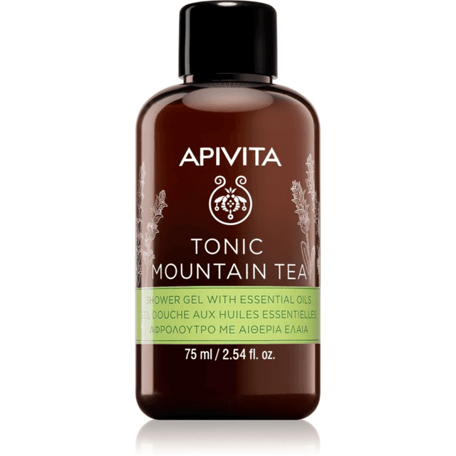 Apivita Mini Tonic Shower Gel Mountain Tea 75ml