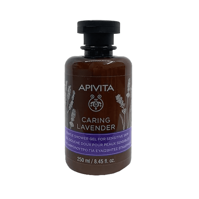 Apivita Caring Lavander Gel de Baño Suave para Pieles Sensibles 250ml
