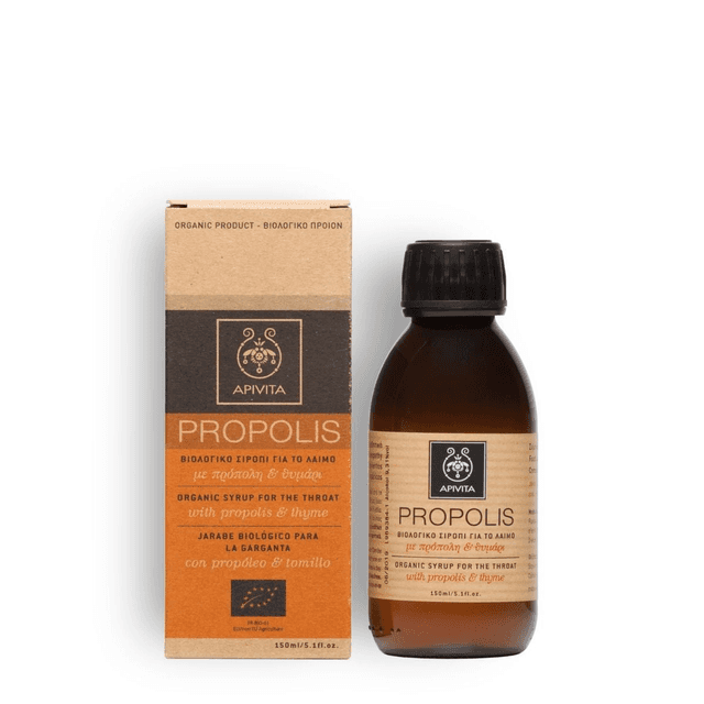 Apivita Jarabe Orgánico Para La Garganta 150ml