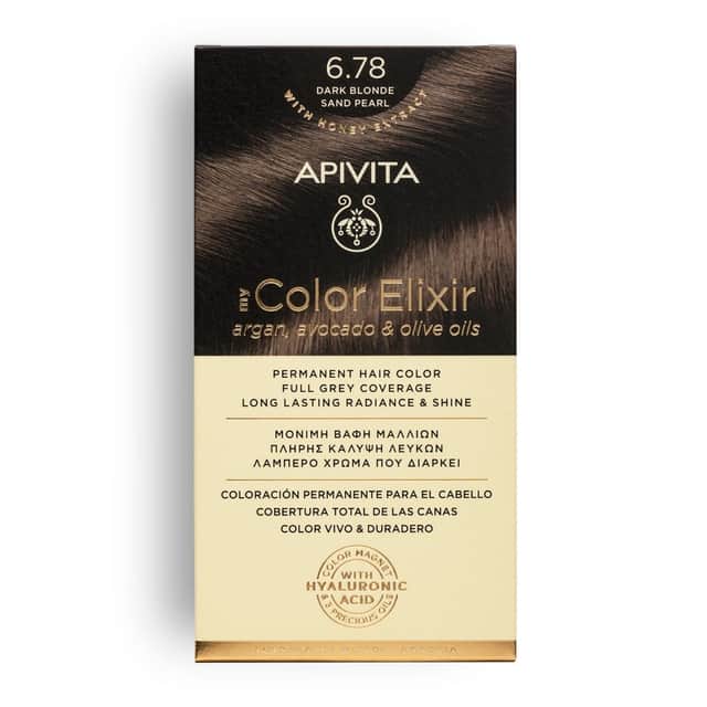 Apivita MyColor Elixir 6.78 Rubio Oscuro Arena Perlado