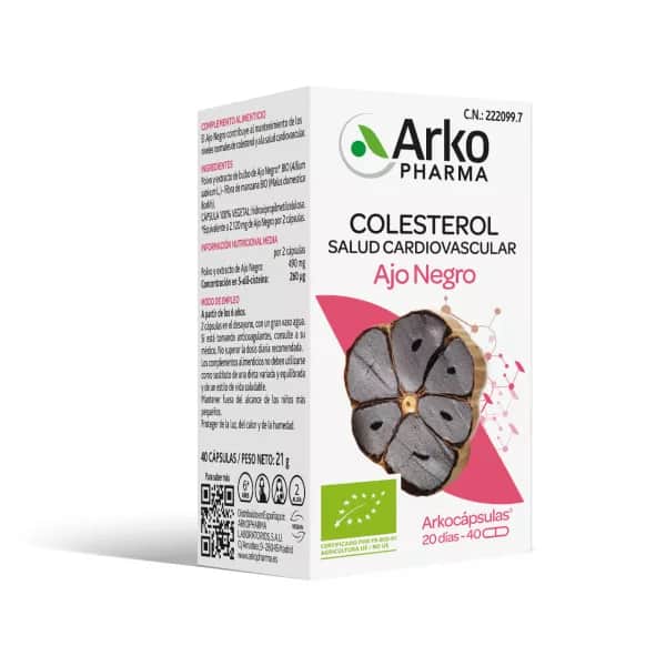 Arkopharma Arkocapsulas Ajo negro bio 40 cápsulas