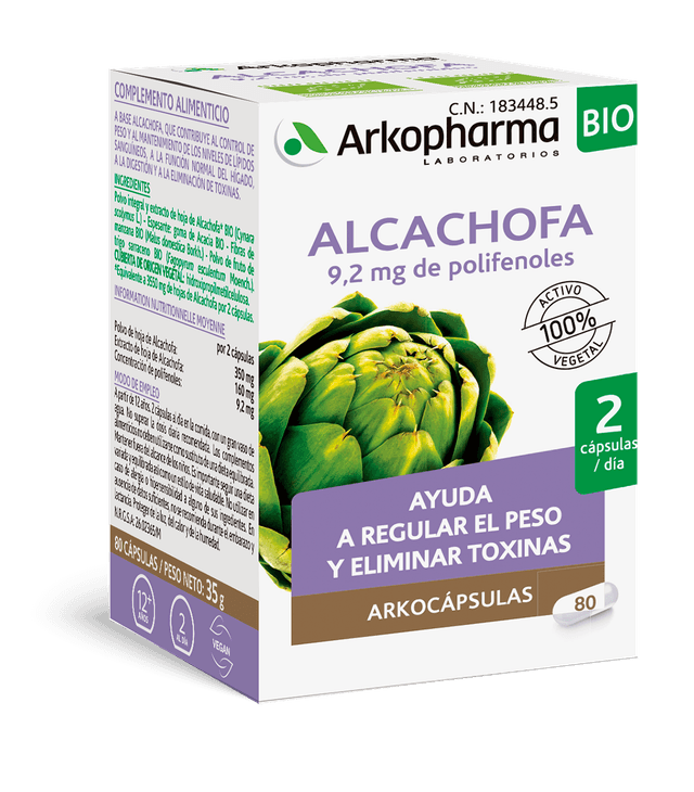 Arkopharma Arkocapsulas Alcachofa bio 80 cápsulas