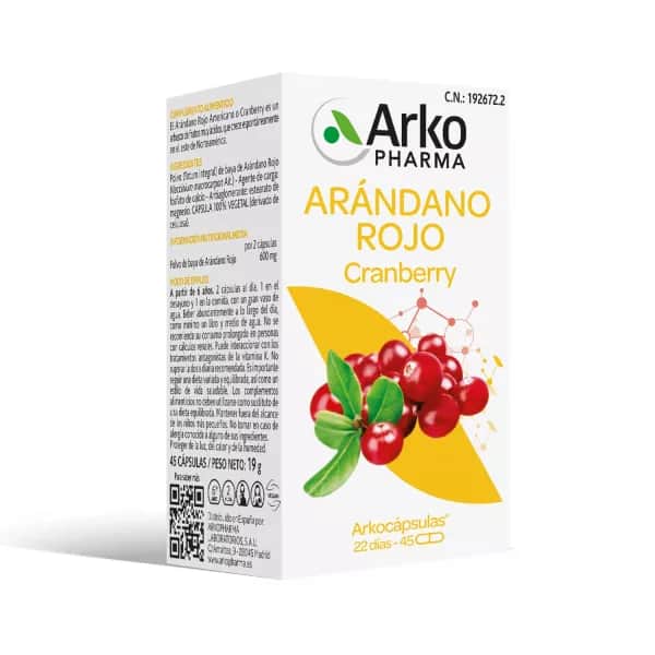 Arkopharma Arándano rojo bio 45 cápsulas