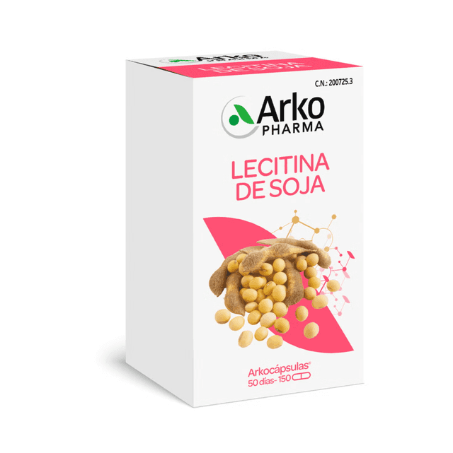 Arkopharma Lecitina de soja bio 150 cápsulas